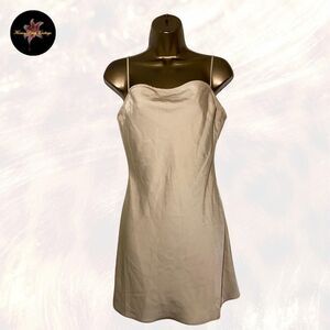 Cotton Candy LA Satin Cami Mini Dress w/ Side Zipper